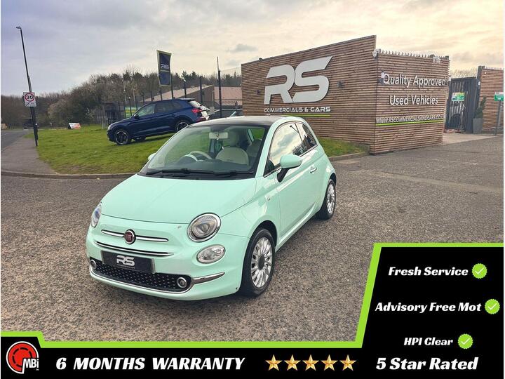 Fiat 500 1.2 Lounge Euro 6 (s/s) 3dr