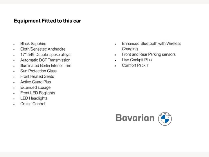 BMW 1 Series 1.5 118i Sport DCT Euro 6 (s/s) 5dr