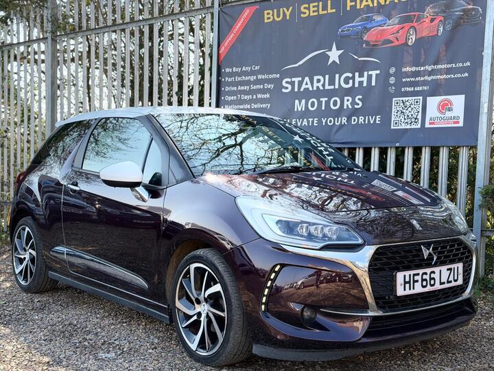 DS AUTOMOBILES DS 3 1.2 PureTech Prestige Euro 6 (s/s) 3dr DS AUTOMOBILES DS 3 1.2 PureTech Prestige Euro 6 (s/s) 3dr