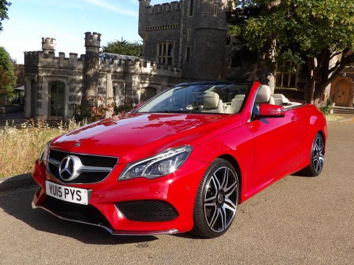 Mercedes-Benz E Class 2.1 E220 BlueTEC AMG Line (Premium) Cabriolet G-Tronic+ Euro 6 (s/s) 2dr