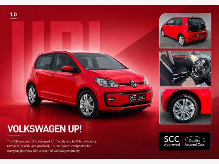 Volkswagen Up! 1.0 High Up! Euro 6 (s/s) 5dr Volkswagen Up! 1.0 High Up! Euro 6 (s/s) 5dr