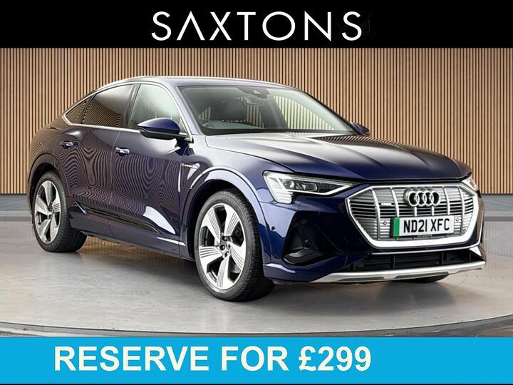 Audi E-tron 55 S Line Sportback Auto Quattro 5dr 95kWh