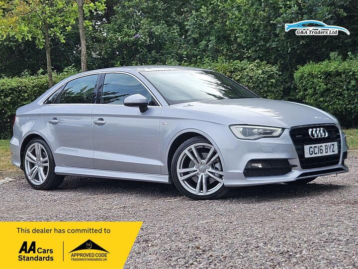 Audi A3 2.0 TDI S Line S Tronic Quattro Euro 6 (s/s) 4dr (Nav)