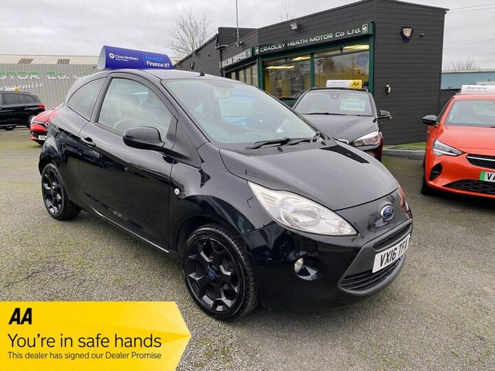 Ford KA 1.2 Zetec Black Edition Euro 6 (s/s) 3dr