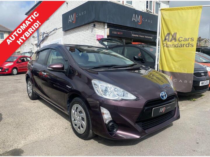 Toyota AQUA 1.5 Hybrid Petrol Automatic Purple 5dr LOW MILEAGE / NEW MOT