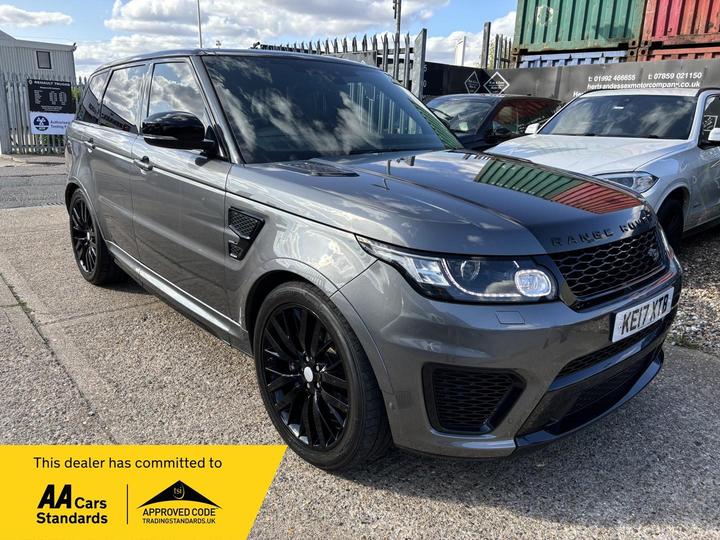 Land Rover Range Rover Sport 5.0 V8 SVR Auto 4WD Euro 6 (s/s) 5dr