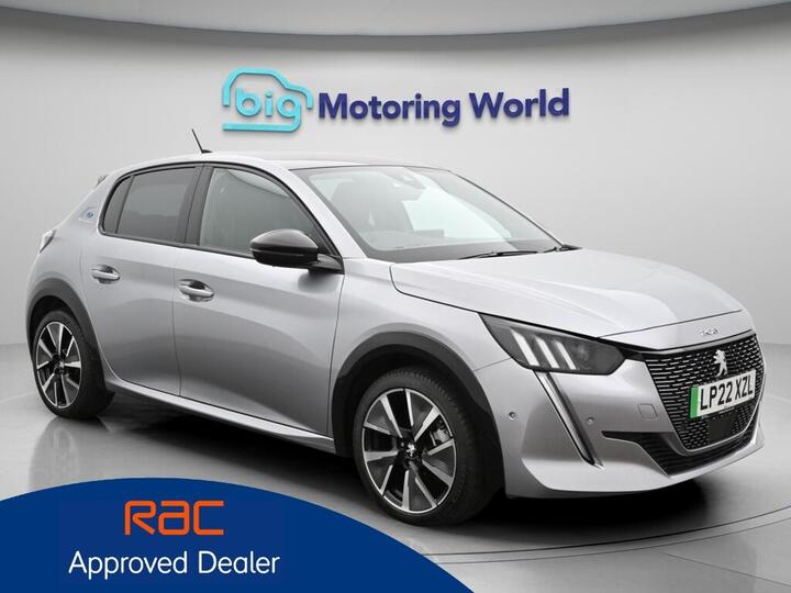 Peugeot E-208 50kWh GT Auto 5dr (7kW Charger)