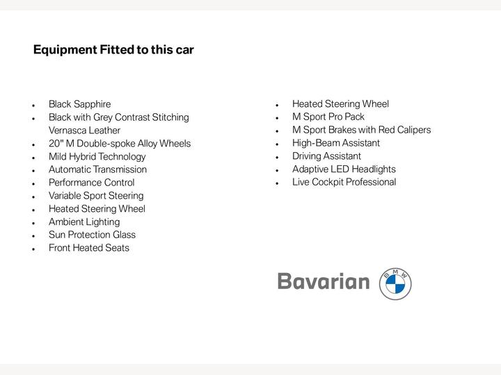 BMW X3 2.0 20d MHT M Sport Auto XDrive Euro 6 (s/s) 5dr