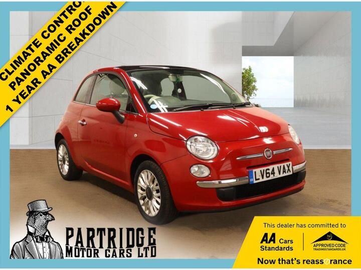 Fiat 500 1.2 Lounge Euro 6 (s/s) 3dr