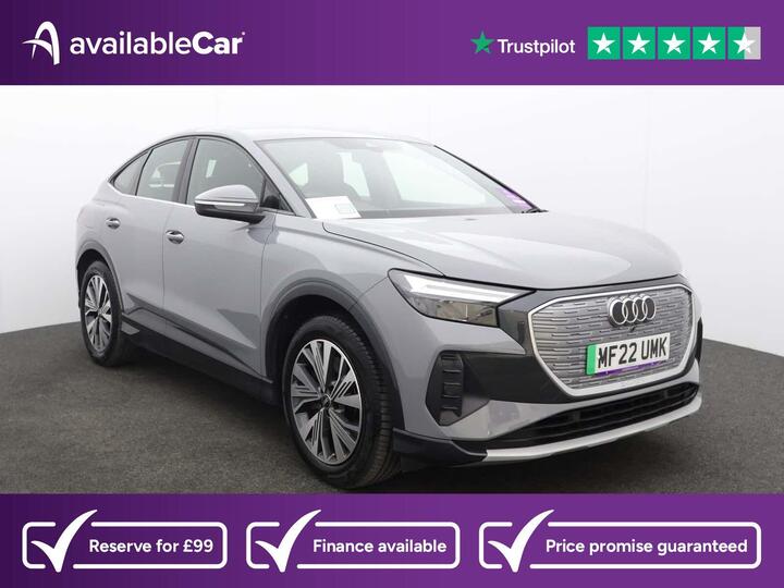 Audi Q4 E-tron 40 Sport Sportback Auto 5dr 82kWh Audi Q4 E-tron 40 Sport Sportback Auto 5dr 82kWh