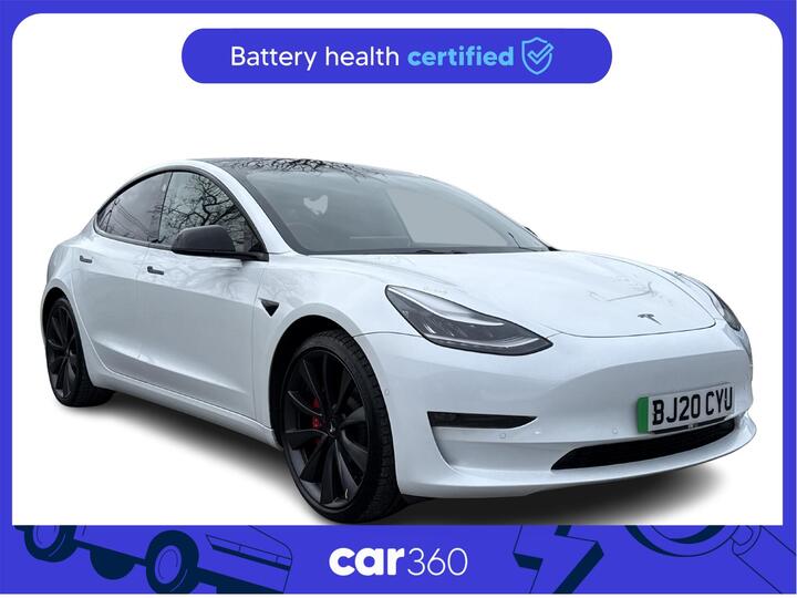 Tesla Model 3 (Dual Motor) Performance Auto 4WDE 4dr (Performance Upgrade)