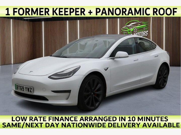Tesla Model 3 (Dual Motor) Performance Auto 4WDE 4dr (Performance Upgrade)