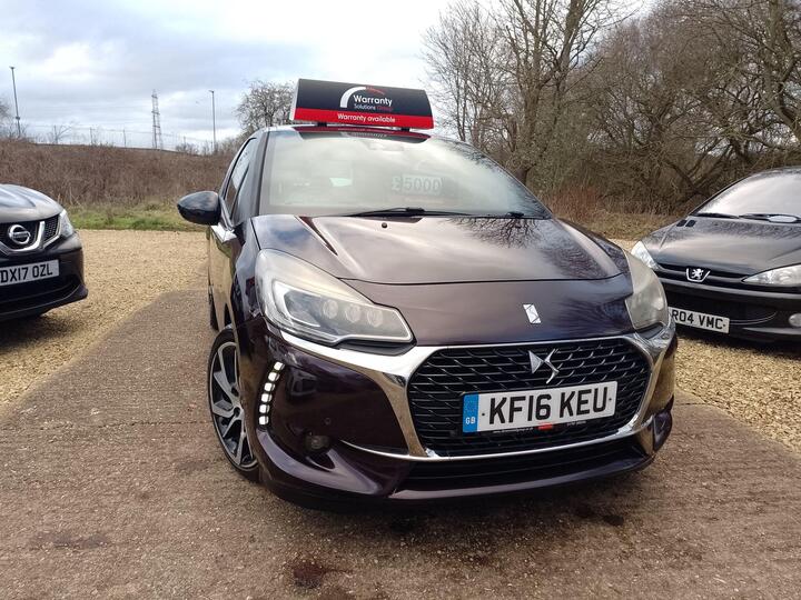 DS AUTOMOBILES DS 3 1.2 PureTech Prestige Euro 6 (s/s) 3dr