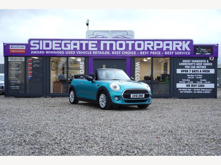 MINI CONVERTIBLE 1.5 Cooper Euro 6 (s/s) 2dr MINI CONVERTIBLE 1.5 Cooper Euro 6 (s/s) 2dr