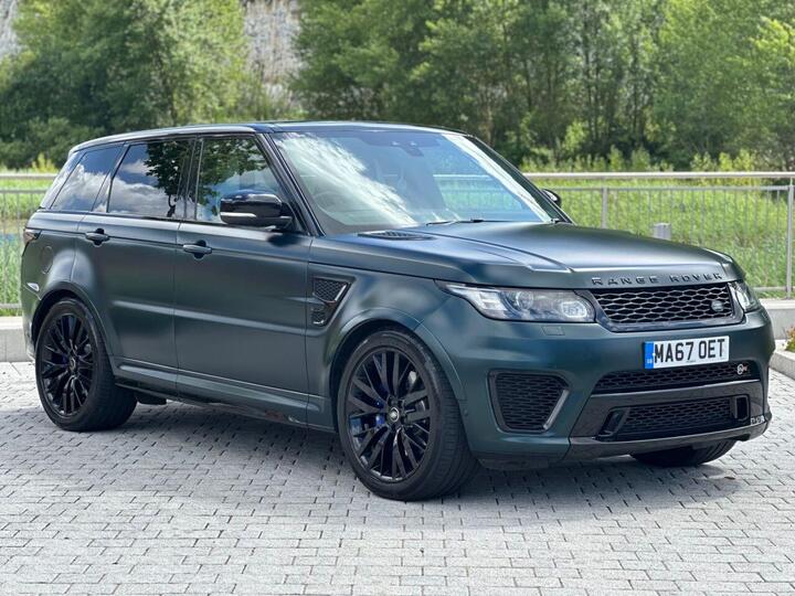 Land Rover RANGE ROVER SPORT 5.0 V8 SVR Auto 4WD Euro 6 (s/s) 5dr Land Rover RANGE ROVER SPORT 5.0 V8 SVR Auto 4WD Euro 6 (s/s) 5dr