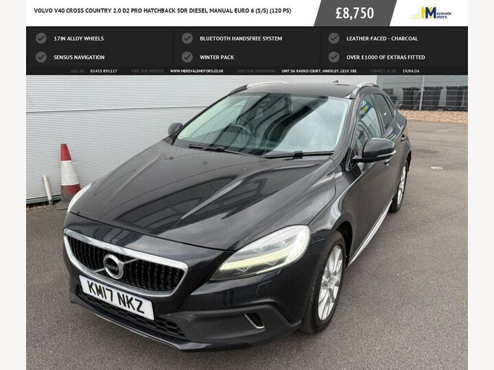 Volvo V40 CROSS COUNTRY 2.0 D2 Pro Euro 6 (s/s) 5dr