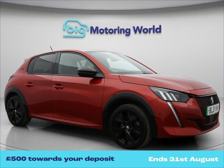 Peugeot E-208 50kWh GT Auto 5dr
