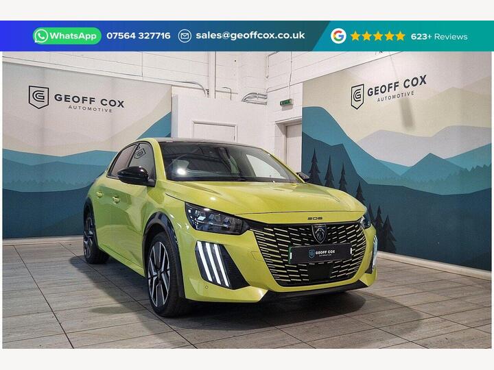 Peugeot E-208 50kWh GT Auto 5dr (7.4kW Charger)