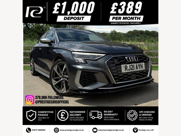 Audi S3 2.0 TFSI S Tronic Quattro Euro 6 (s/s) 4dr