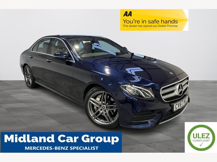 Mercedes-Benz E Class 2.0 E220d AMG Line (Premium) G-Tronic+ Euro 6 (s/s) 4dr