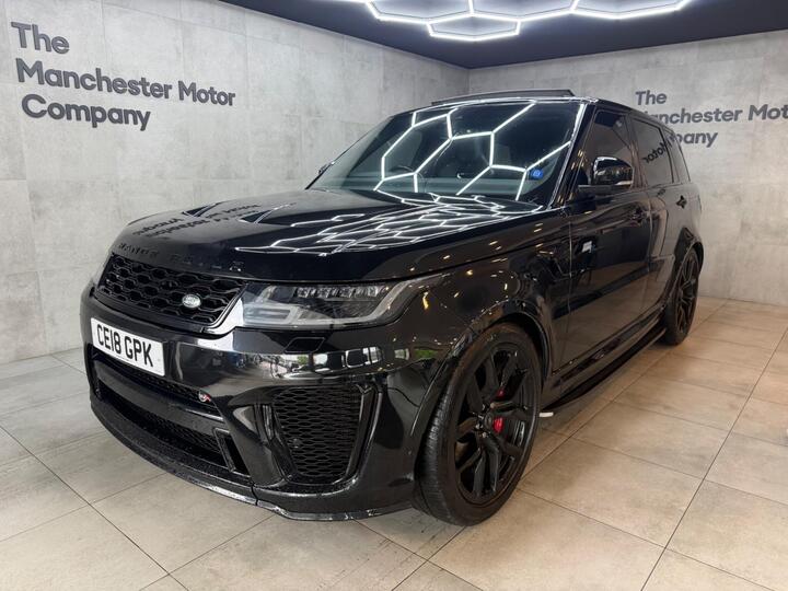 Land Rover Range Rover Sport 5.0 P575 V8 SVR Auto 4WD Euro 6 (s/s) 5dr Land Rover Range Rover Sport 5.0 P575 V8 SVR Auto 4WD Euro 6 (s/s) 5dr