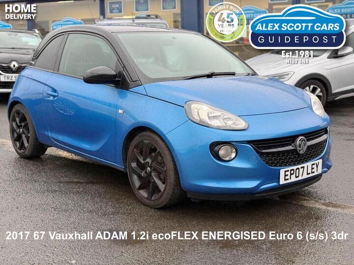 Vauxhall ADAM 1.2i EcoFLEX ENERGISED Euro 6 (s/s) 3dr