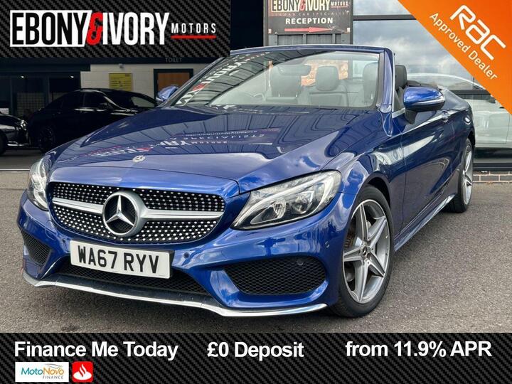 Mercedes-Benz C CLASS 2.0 C200 AMG Line Cabriolet G-Tronic+ Euro 6 (s/s) 2dr