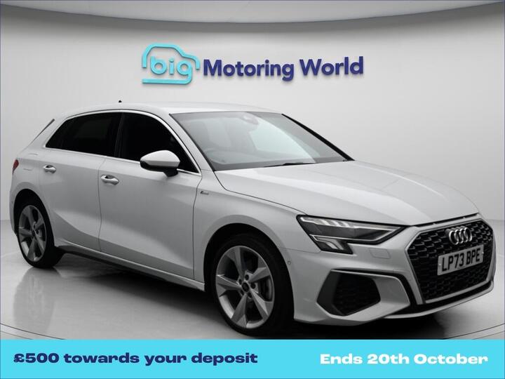 Audi A3 1.4 TFSIe 40 S Line Sportback S Tronic Euro 6 (s/s) 5dr 13kWh