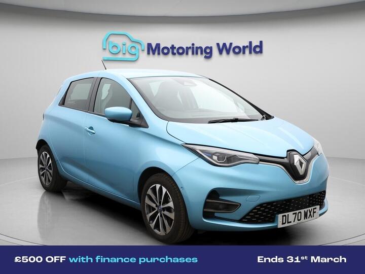 Renault Zoe R135 52kWh GT Line Auto 5dr (i, Rapid Charge)
