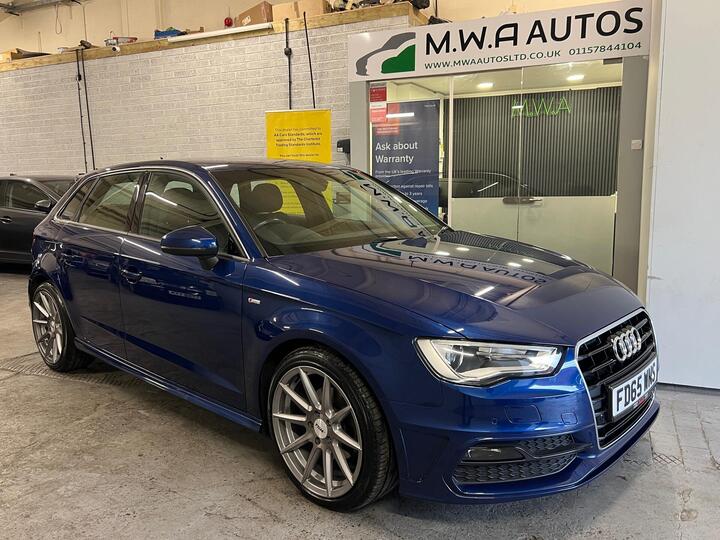 Audi A3 1.6 TDI S Line Sportback S Tronic Euro 6 (s/s) 5dr (Nav)