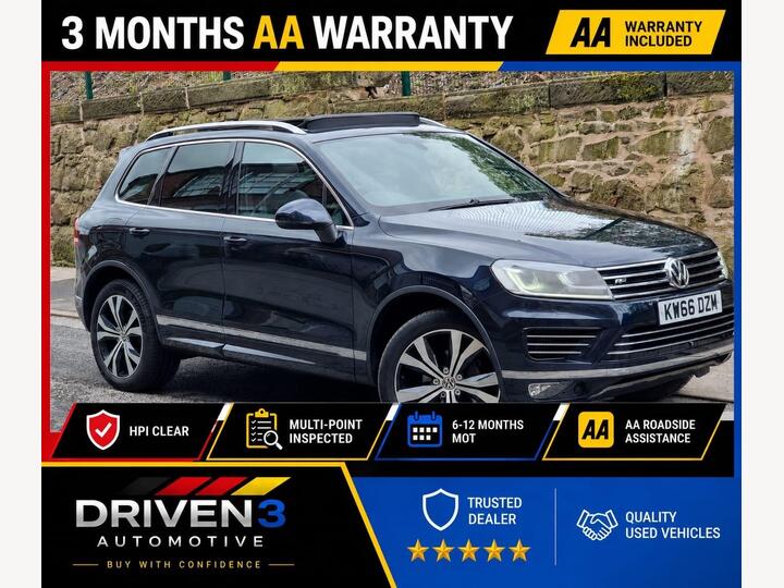 Volkswagen Touareg 3.0 TDI V6 BlueMotion Tech R-Line Tiptronic 4WD Euro 6 (s/s) 5dr