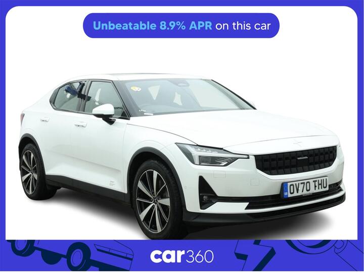 Polestar Polestar 2 Dual Motor 78kWh Long Range Plus Pilot Fastback Auto 4WDE 5dr Polestar Polestar 2 Dual Motor 78kWh Long Range Plus Pilot Fastback Auto 4WDE 5dr