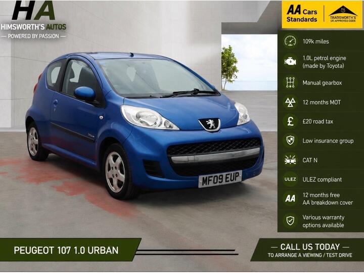 Peugeot 107 1.0 12V Verve Euro 4 3dr