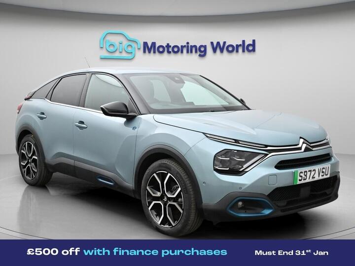 Citroen E-C4 50kWh Shine Plus Auto 5dr (7.4kW Charger)