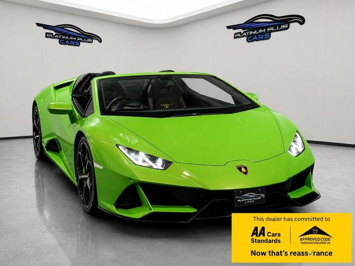 Lamborghini HURACAN 5.2 V10 LP 640-4 EVO Spyder LDF 4WD Euro 6 (s/s) 2dr Lamborghini HURACAN 5.2 V10 LP 640-4 EVO Spyder LDF 4WD Euro 6 (s/s) 2dr