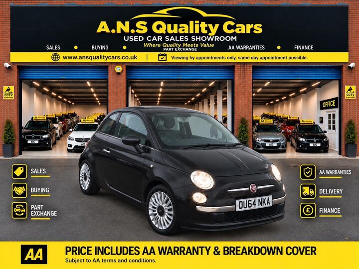 Fiat 500 0.9 TwinAir Lounge Euro 6 (s/s) 3dr