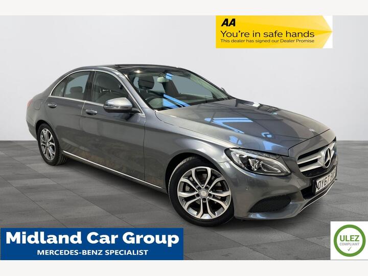 Mercedes-Benz C Class 2.1 C220d Sport (Premium) G-Tronic+ Euro 6 (s/s) 4dr