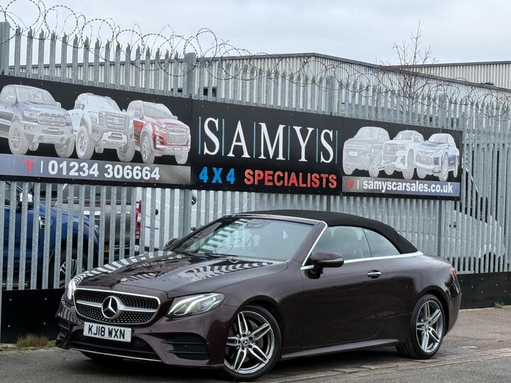 Mercedes-Benz E Class 2.0 E220d AMG Line (Premium) Cabriolet G-Tronic+ Euro 6 (s/s) 2dr