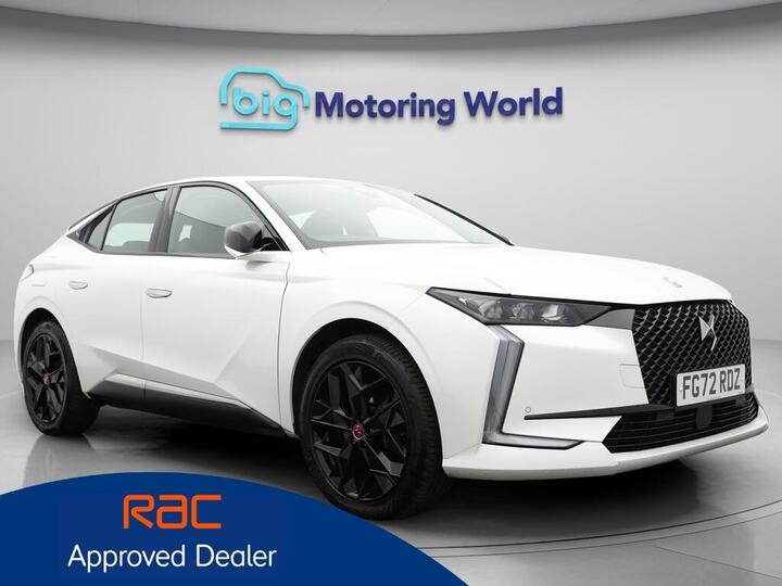 DS AUTOMOBILES DS 4 1.6 E-TENSE 12.4kWh Performance Line EAT8 Euro 6 (s/s) 5dr DS AUTOMOBILES DS 4 1.6 E-TENSE 12.4kWh Performance Line EAT8 Euro 6 (s/s) 5dr