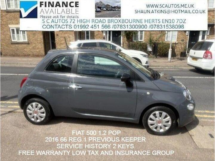Fiat 500 1.2 Pop Euro 6 (s/s) 3dr