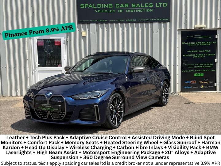 BMW I4 M50 83.9kWh Gran Coupe Auto 4WD 5dr