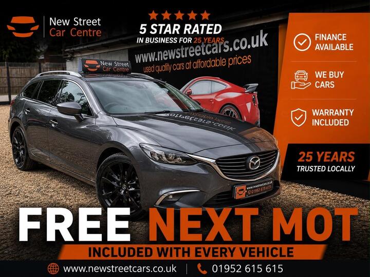 Mazda Mazda6 2.2 SKYACTIV-D Sport Nav Auto Euro 6 (s/s) 5dr