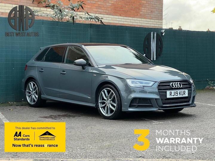 Audi A3 1.5 TFSI CoD 35 Black Edition Sportback S Tronic Euro 6 (s/s) 5dr