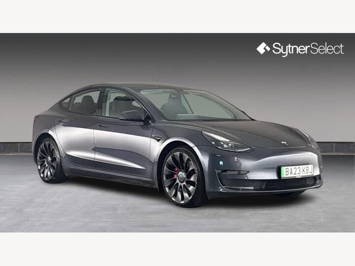 Tesla Model 3 (Dual Motor) Performance Auto 4WDE 4dr (Performance Upgrade)