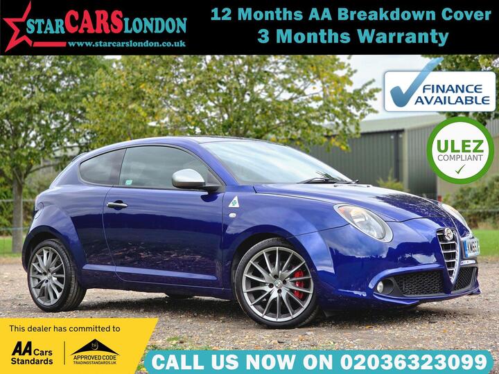Alfa Romeo MiTo 1.4 TB MultiAir Quadrifoglio Verde TCT Euro 6 (s/s) 3dr Alfa Romeo MiTo 1.4 TB MultiAir Quadrifoglio Verde TCT Euro 6 (s/s) 3dr