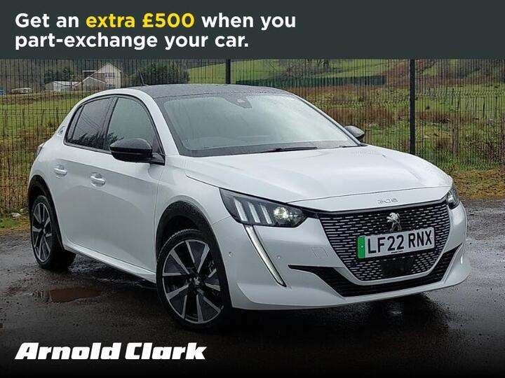 Peugeot E-208 50kWh GT Auto 5dr (7kW Charger)
