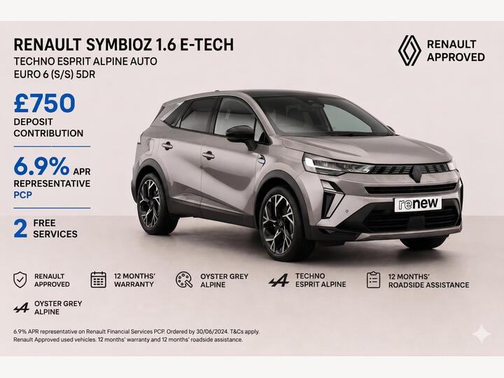 Renault Symbioz 1.6 E-TECH Iconic Esprit Alpine Auto Euro 6 (s/s) 5dr