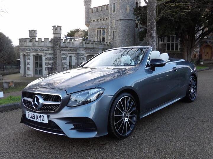 Mercedes-Benz E Class 2.0 E220d AMG Line (Premium) Cabriolet G-Tronic+ Euro 6 (s/s) 2dr Mercedes-Benz E Class 2.0 E220d AMG Line (Premium) Cabriolet G-Tronic+ Euro 6 (s/s) 2dr