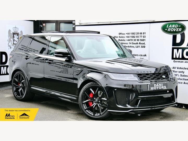Land Rover Range Rover Sport 5.0 P575 V8 SVR Auto 4WD Euro 6 (s/s) 5dr