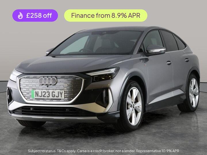 Audi Q4 E-tron 40 S Line Sportback Auto 5dr 82kWh Audi Q4 E-tron 40 S Line Sportback Auto 5dr 82kWh